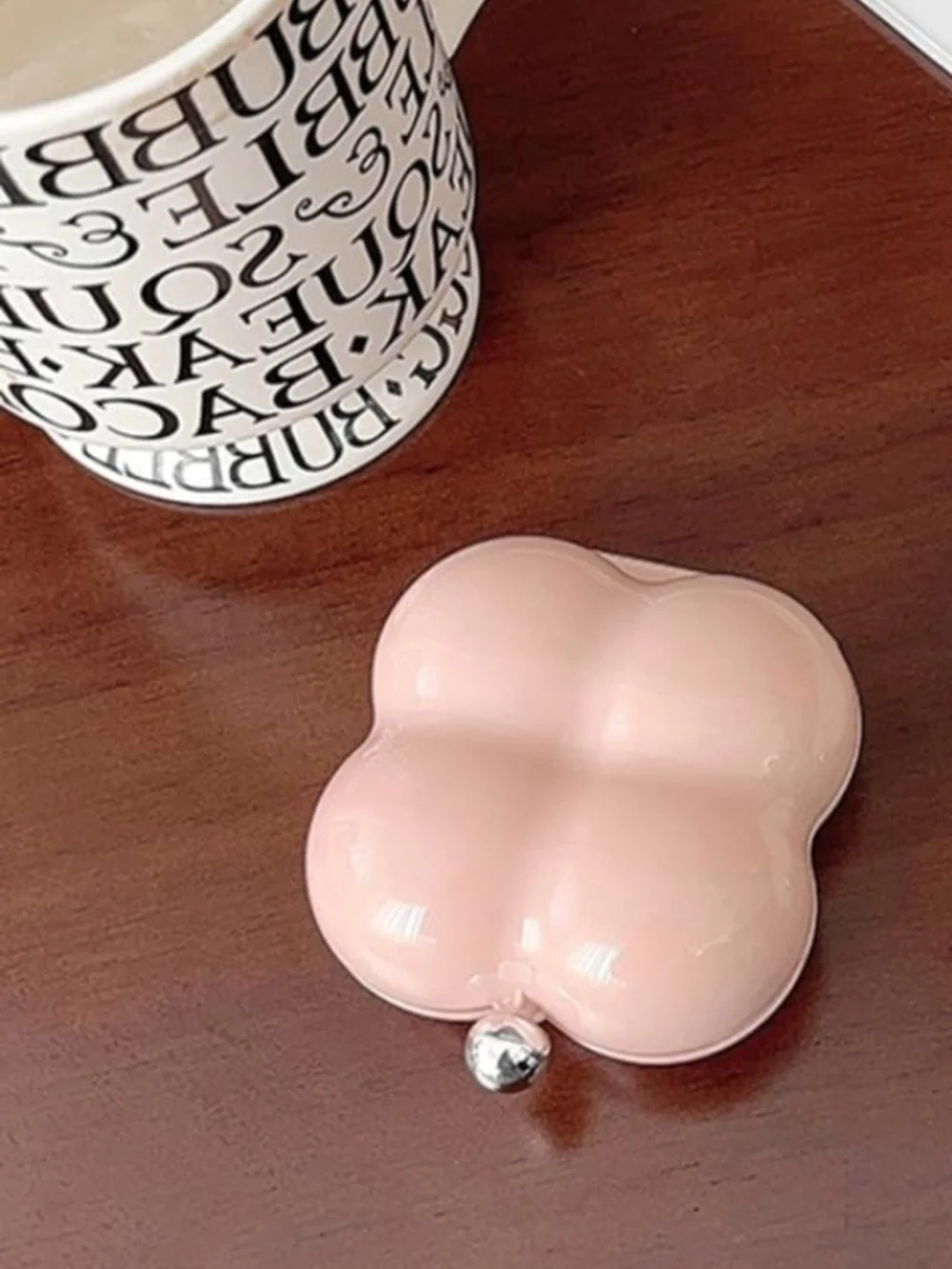 Pink Cloud-Shaped Jewelry Box Organizer BNIB